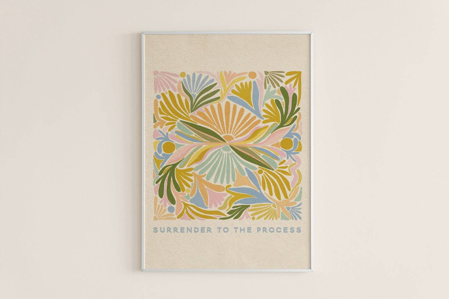 Surrender To The Process  Art Print