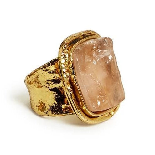 Gemstone Statement Adjustable Ring