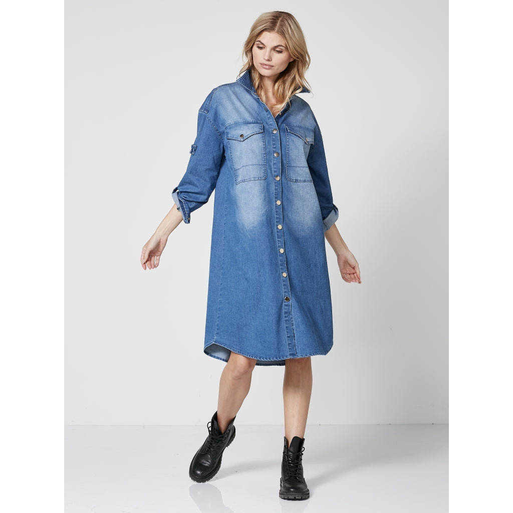 Taia Button Down Dress