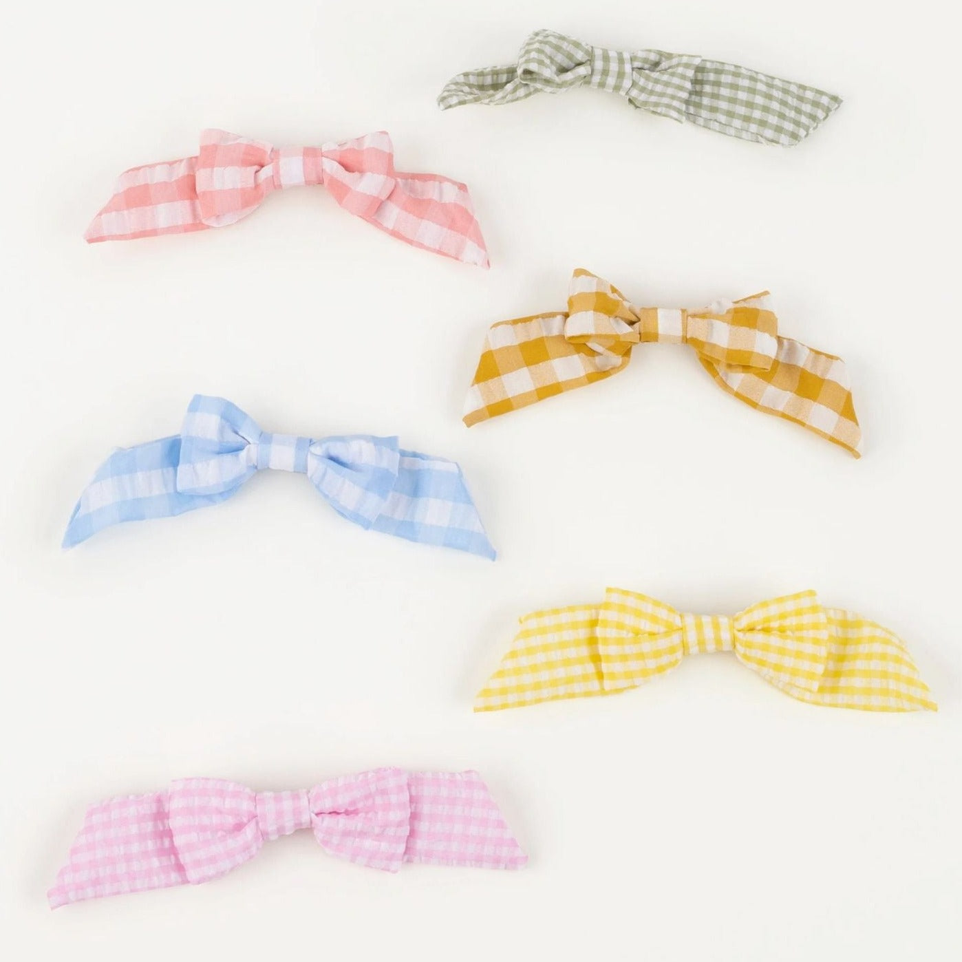 Gingham Hair Bows