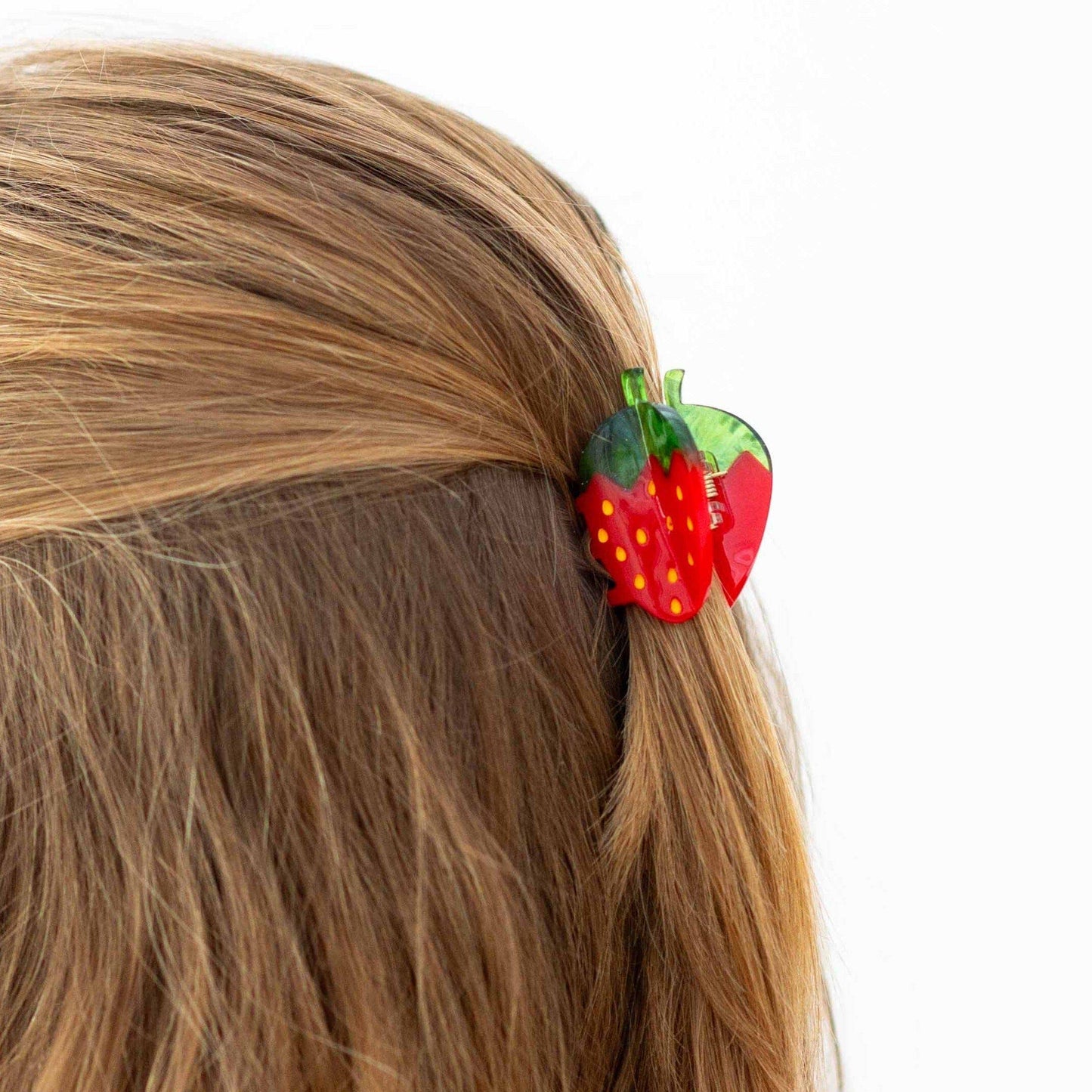 Mini Strawberry Hair Clip