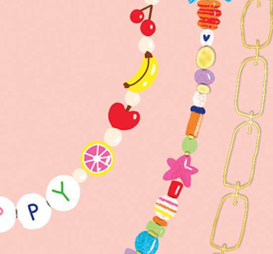 Festival Beads Birthday Card