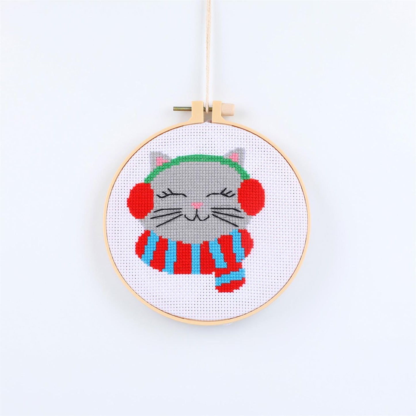 Holiday Cross Stitch Embroidery Kit