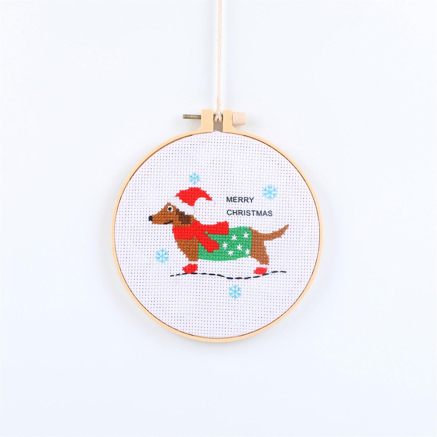 Holiday Cross Stitch Embroidery Kit