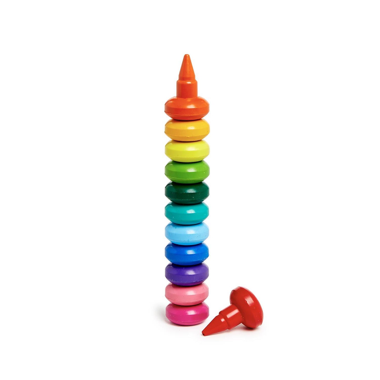 Rainbow Stack Finger Crayon Set