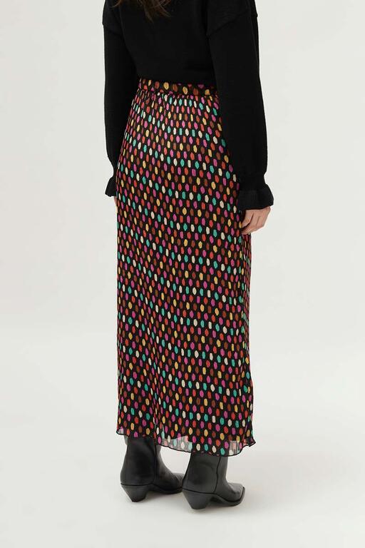 Zoey Dotted Maxi Skirt