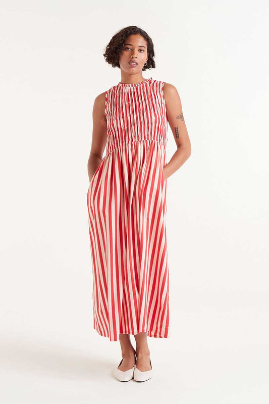 Capucine Striped Long Dress