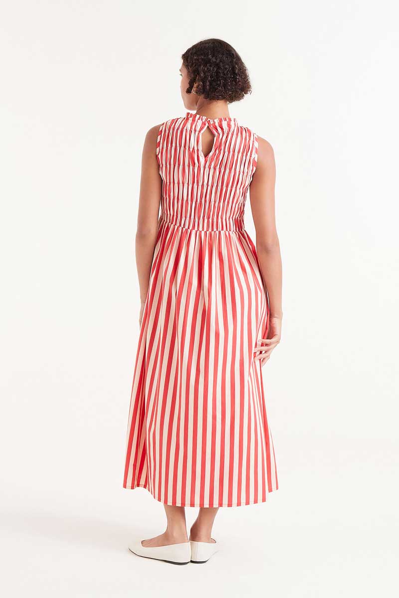 Capucine Striped Long Dress