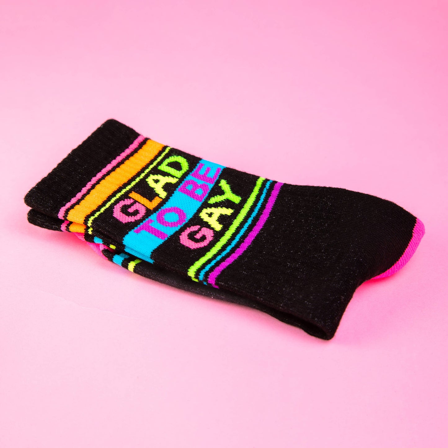 Glad To Be Gay Gym Crew Socks