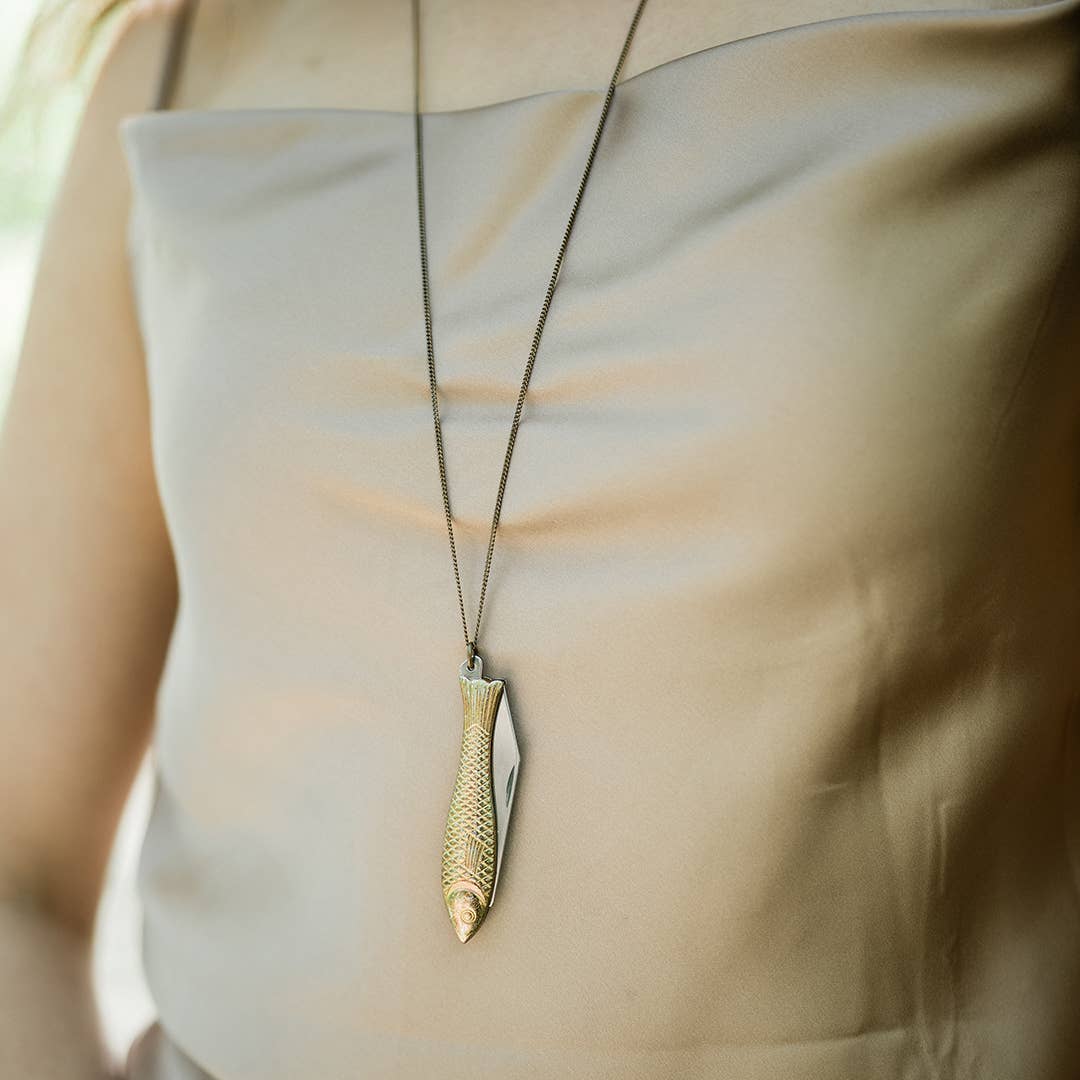 Big Fish Knife Necklace