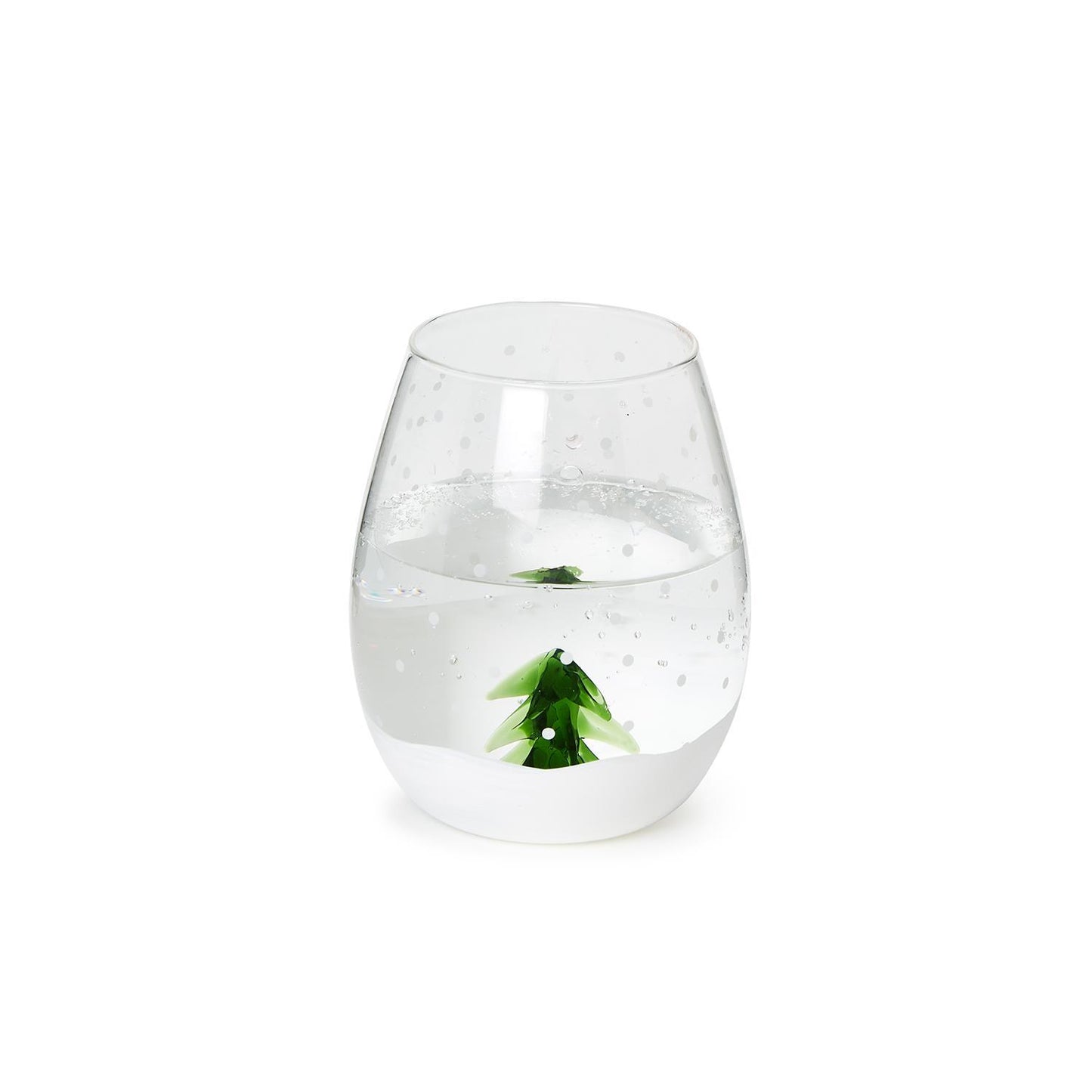 Snowed In Stemless Wine Glass