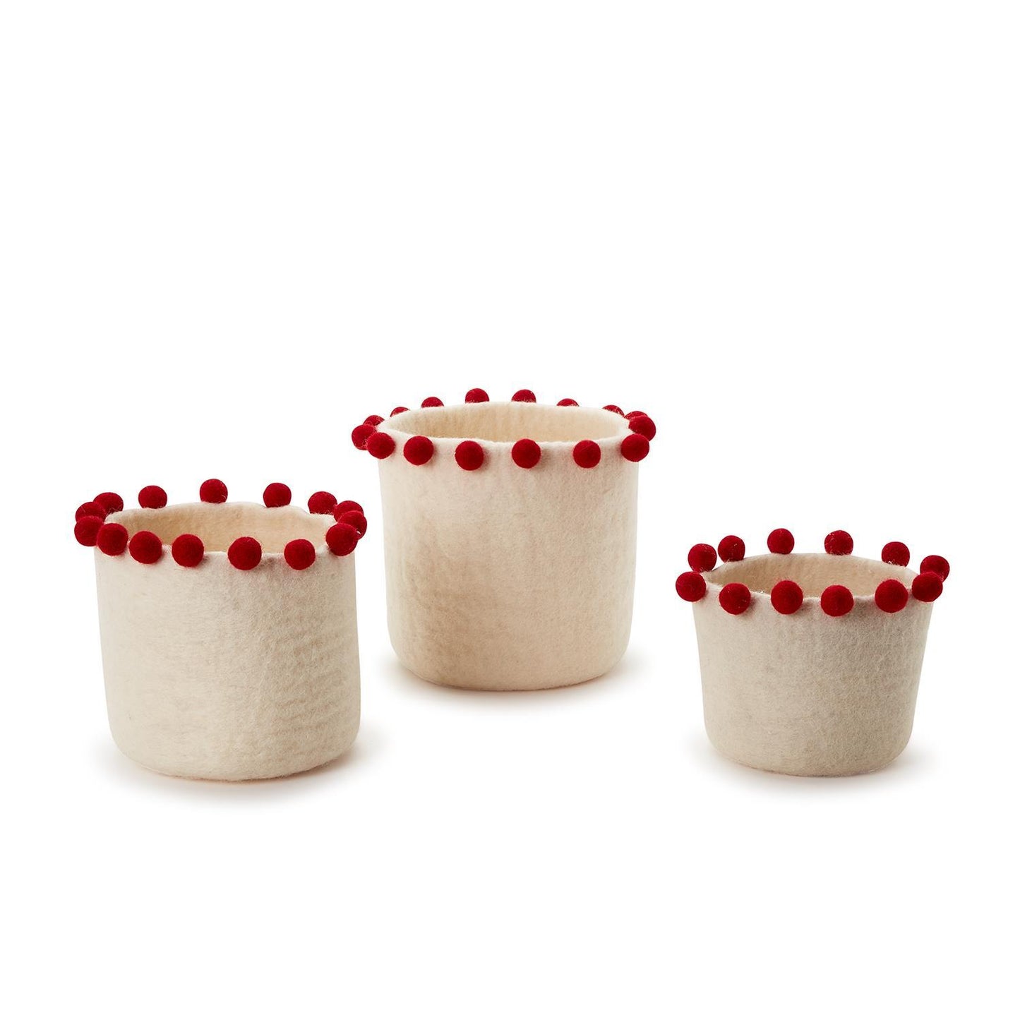 Hand-Crafted Felt Baskets