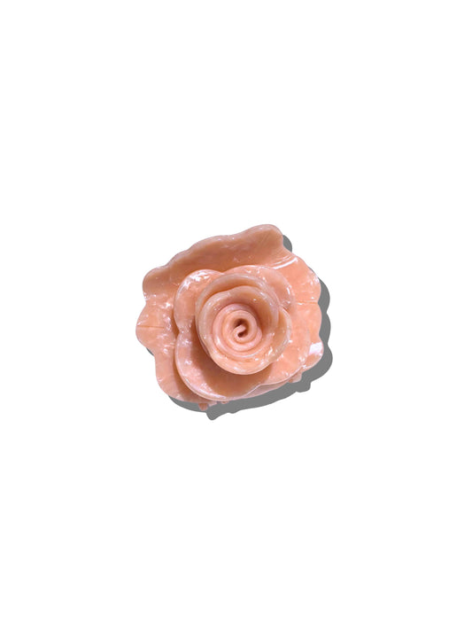 Handmade Origami Rose Claw Hair Clip