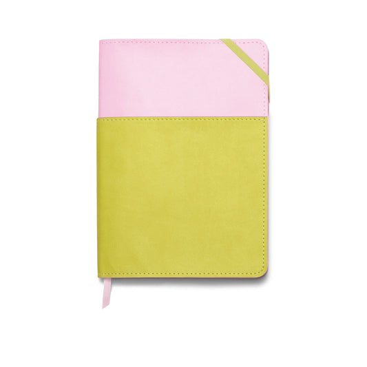 Lilac & Matcha Vegan Leather Pocket Journal