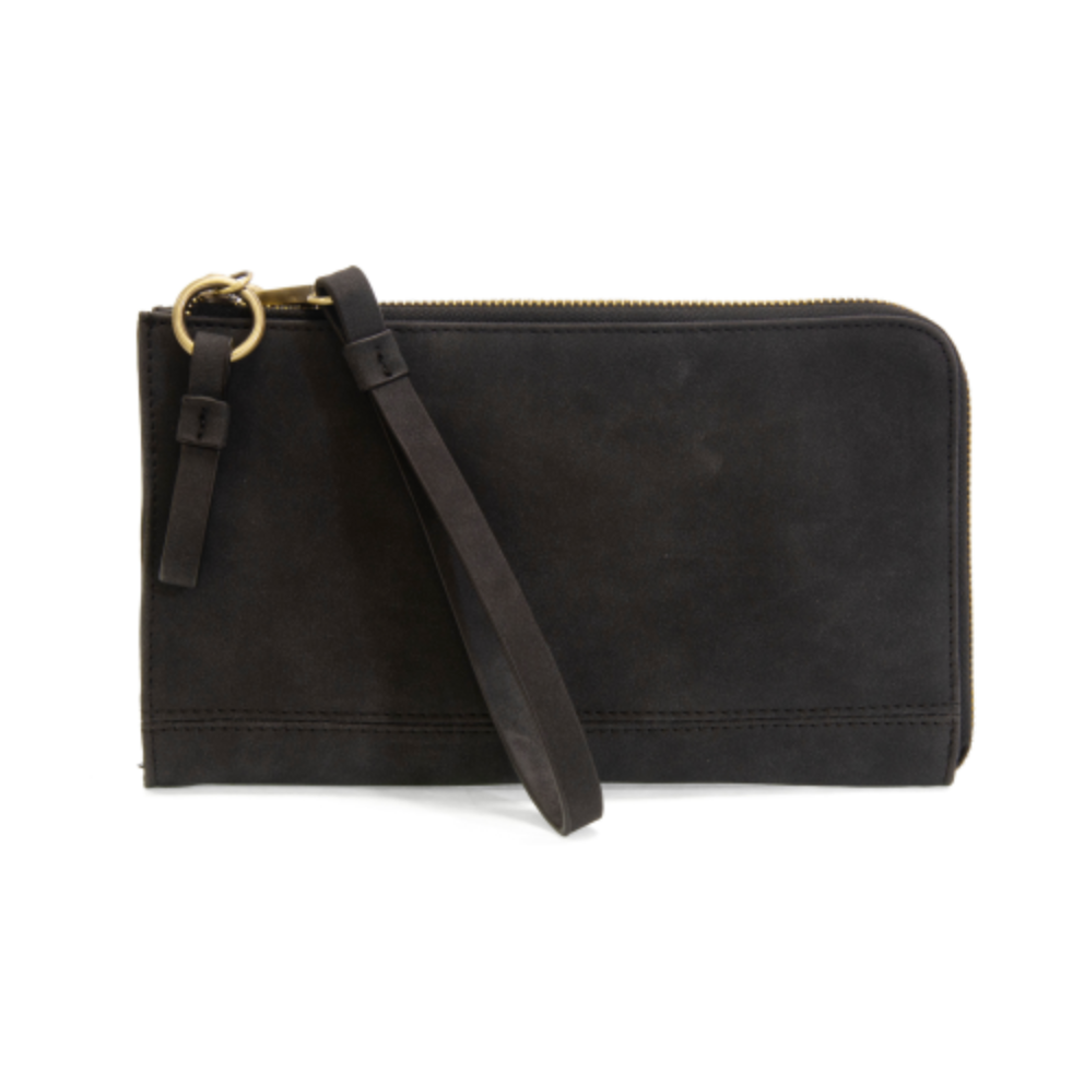 Faux Suede Karina Convertible Wristlet & Wallet