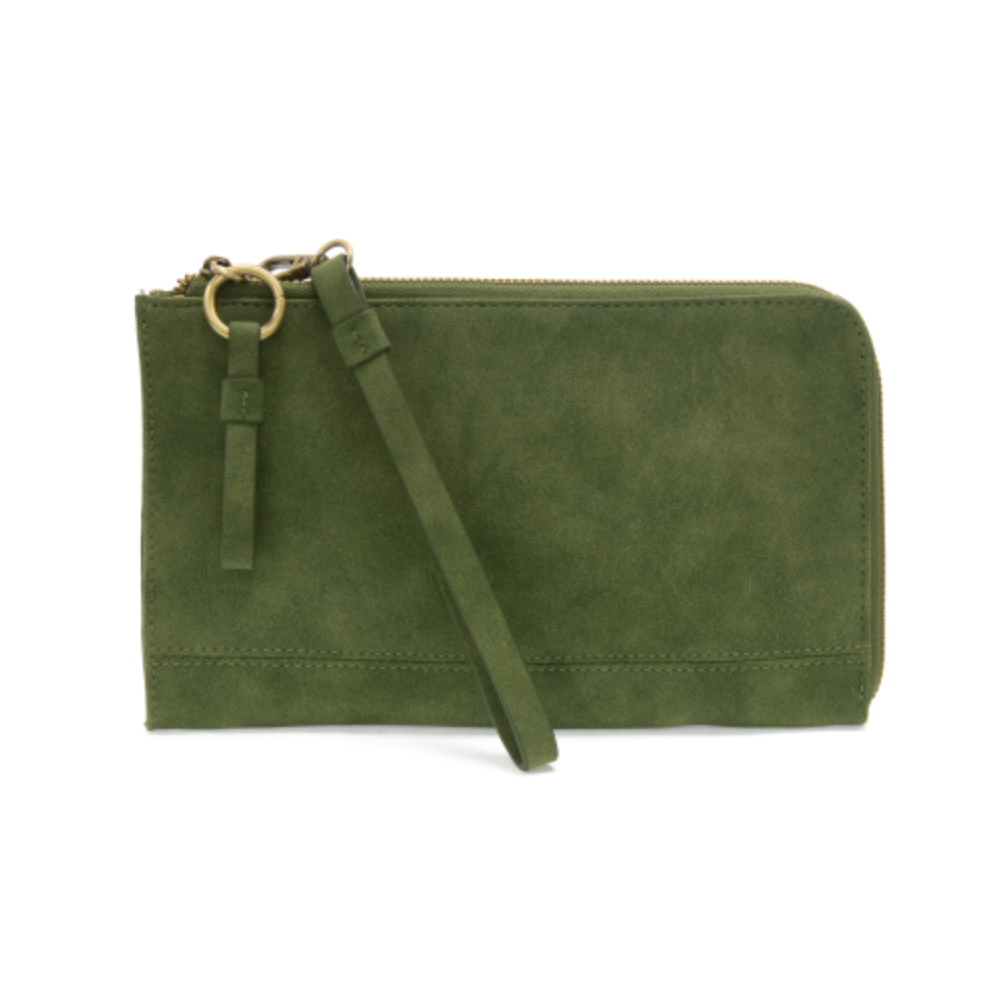 Faux Suede Karina Convertible Wristlet & Wallet