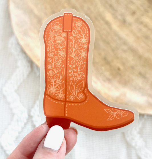 Cowboy Boot Sticker