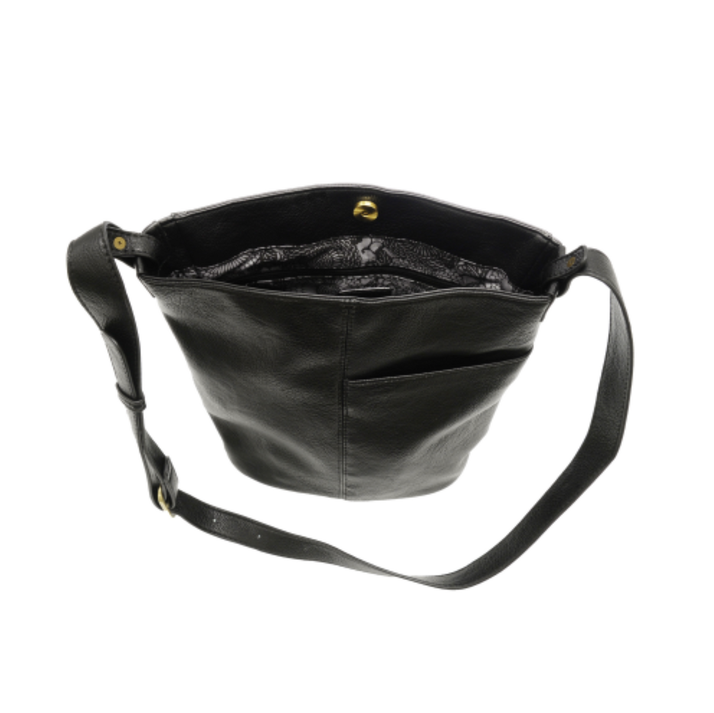 Bindi Front Slip Pocket Bucket Bag