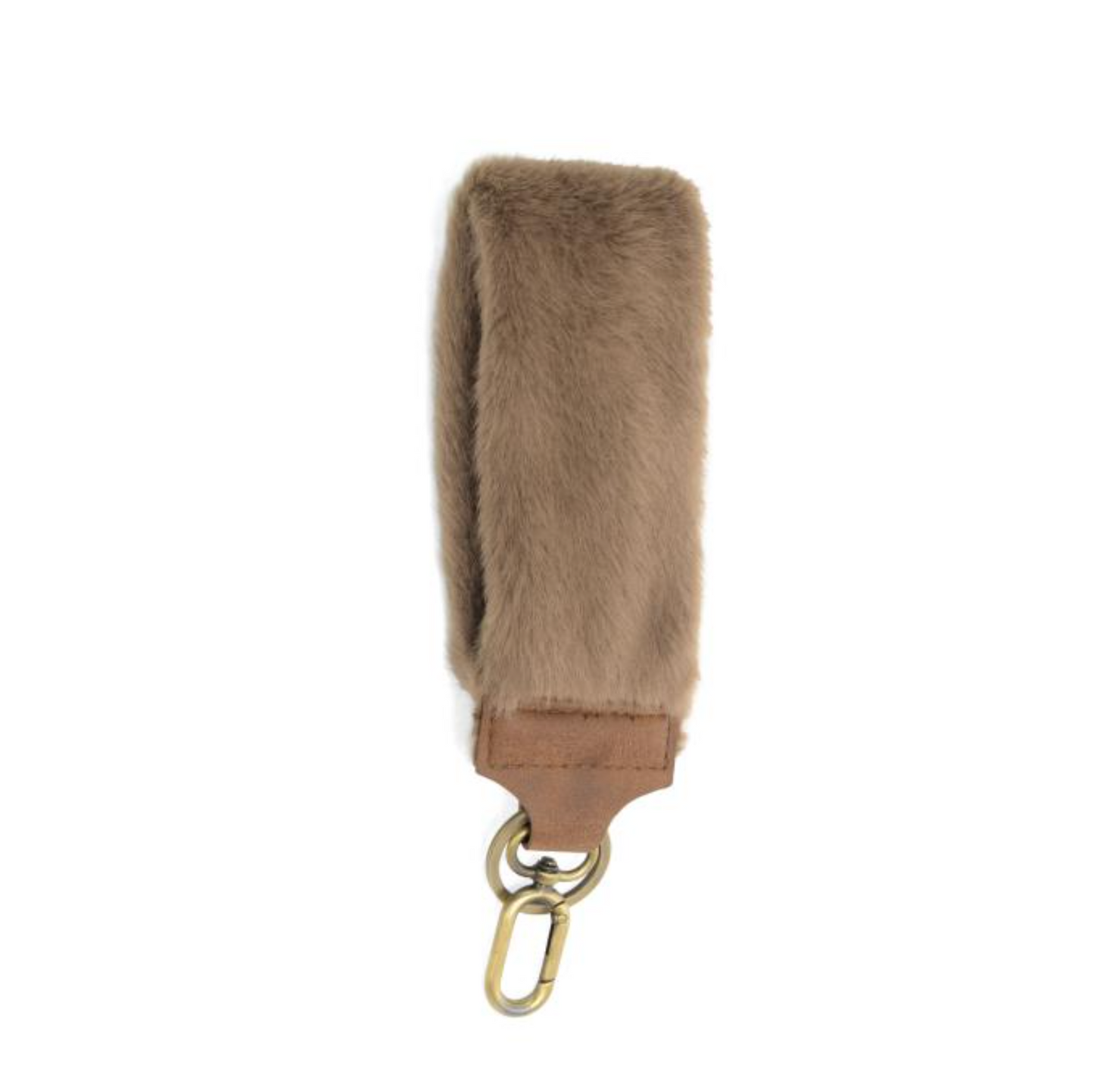 2" Faux Fur Wristlet Keychains