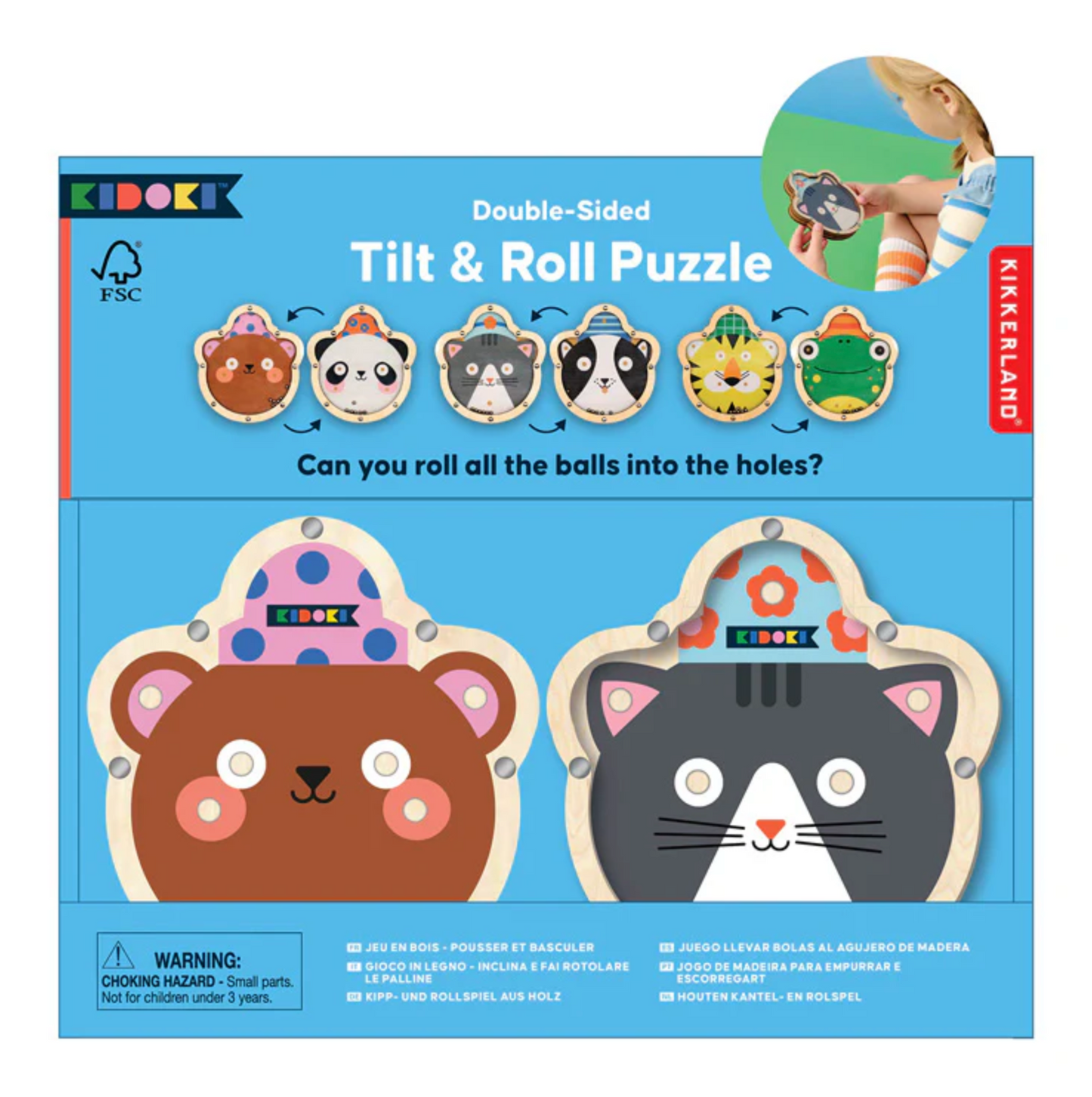 Kidoki Double Sided Tilt & Roll Puzzle