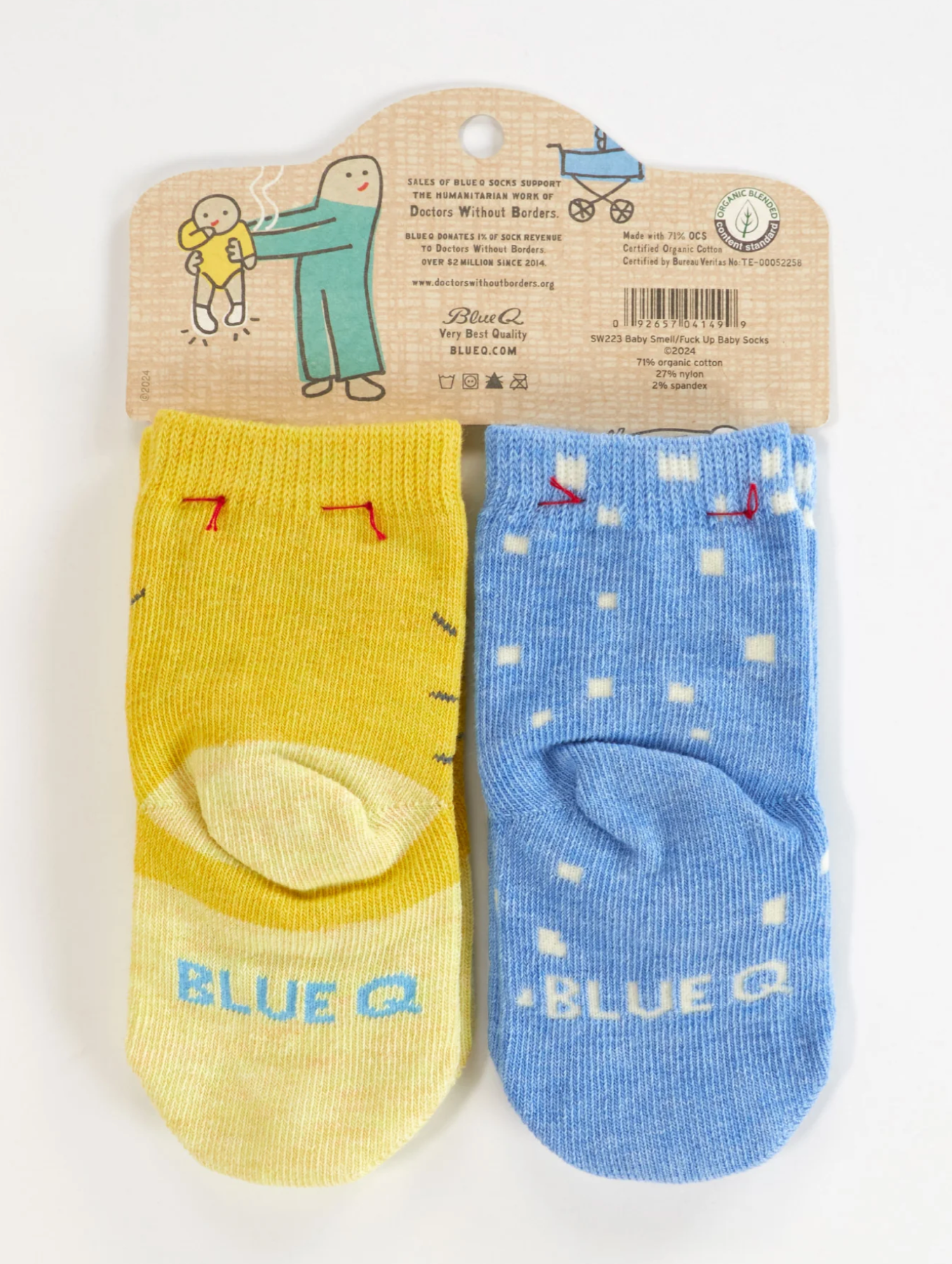 New Baby Smell/Don't F Me Up Baby Socks