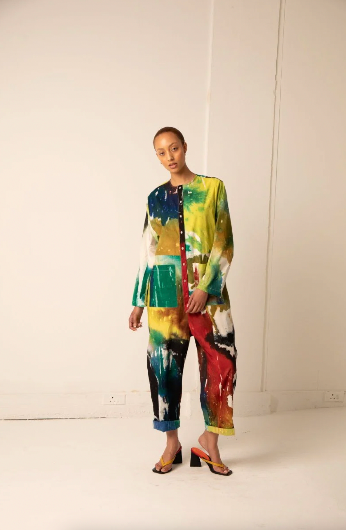 Hand Dyed Field Jumpsuit in Together