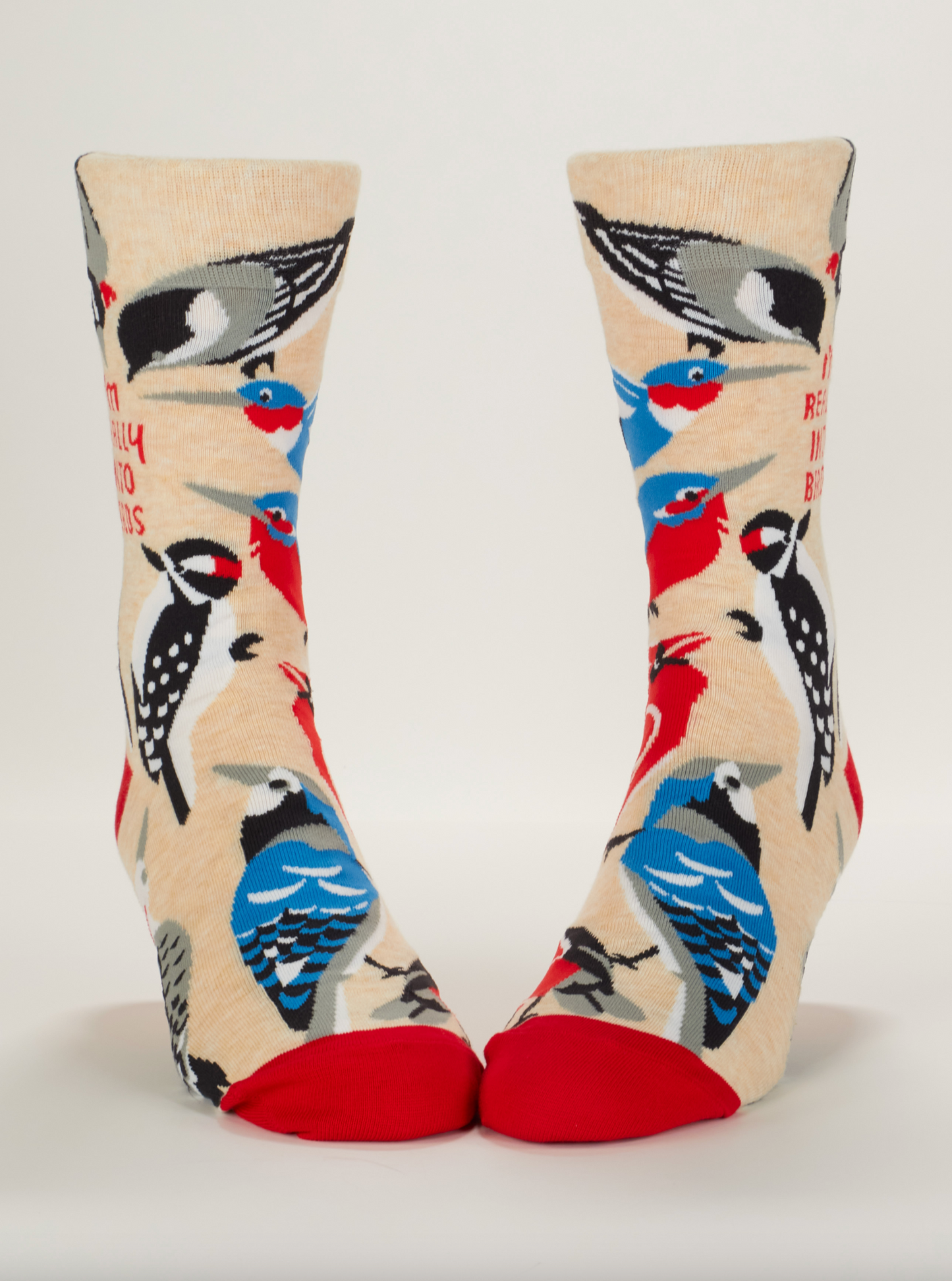 Really Into Birds Men's Crew Socks