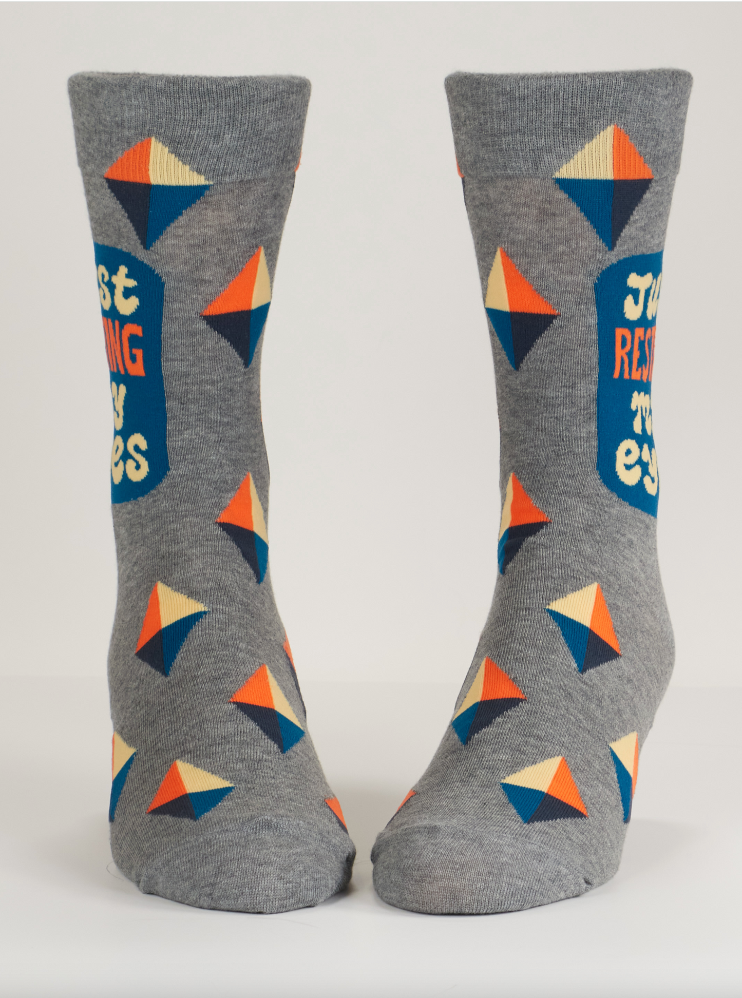 Resting My Eyes Men's Crew Socks