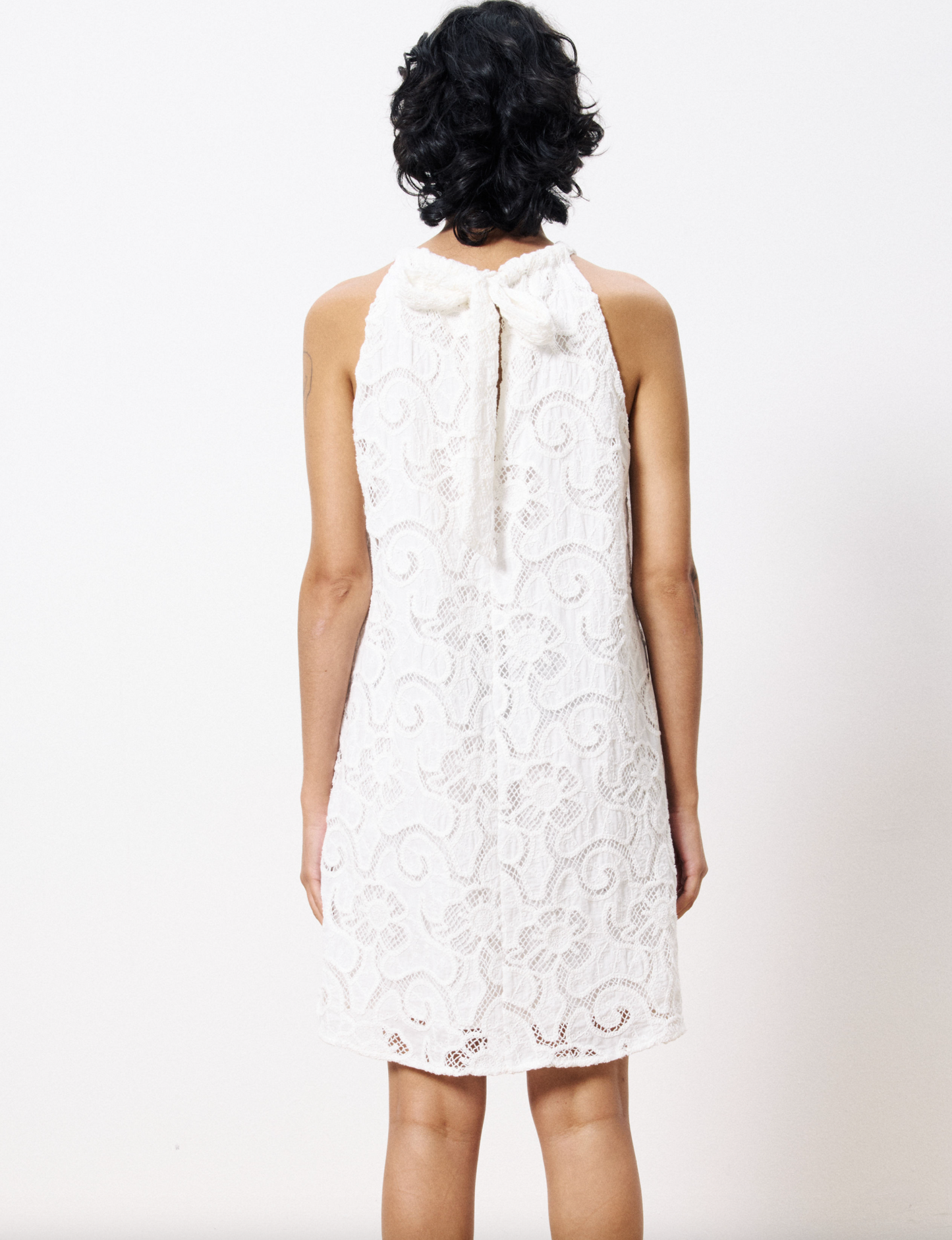 Afnane Lace Mini Dress