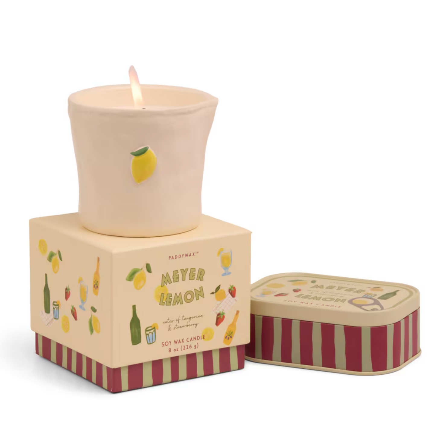 Bistro Meyer Lemon Tin Candle