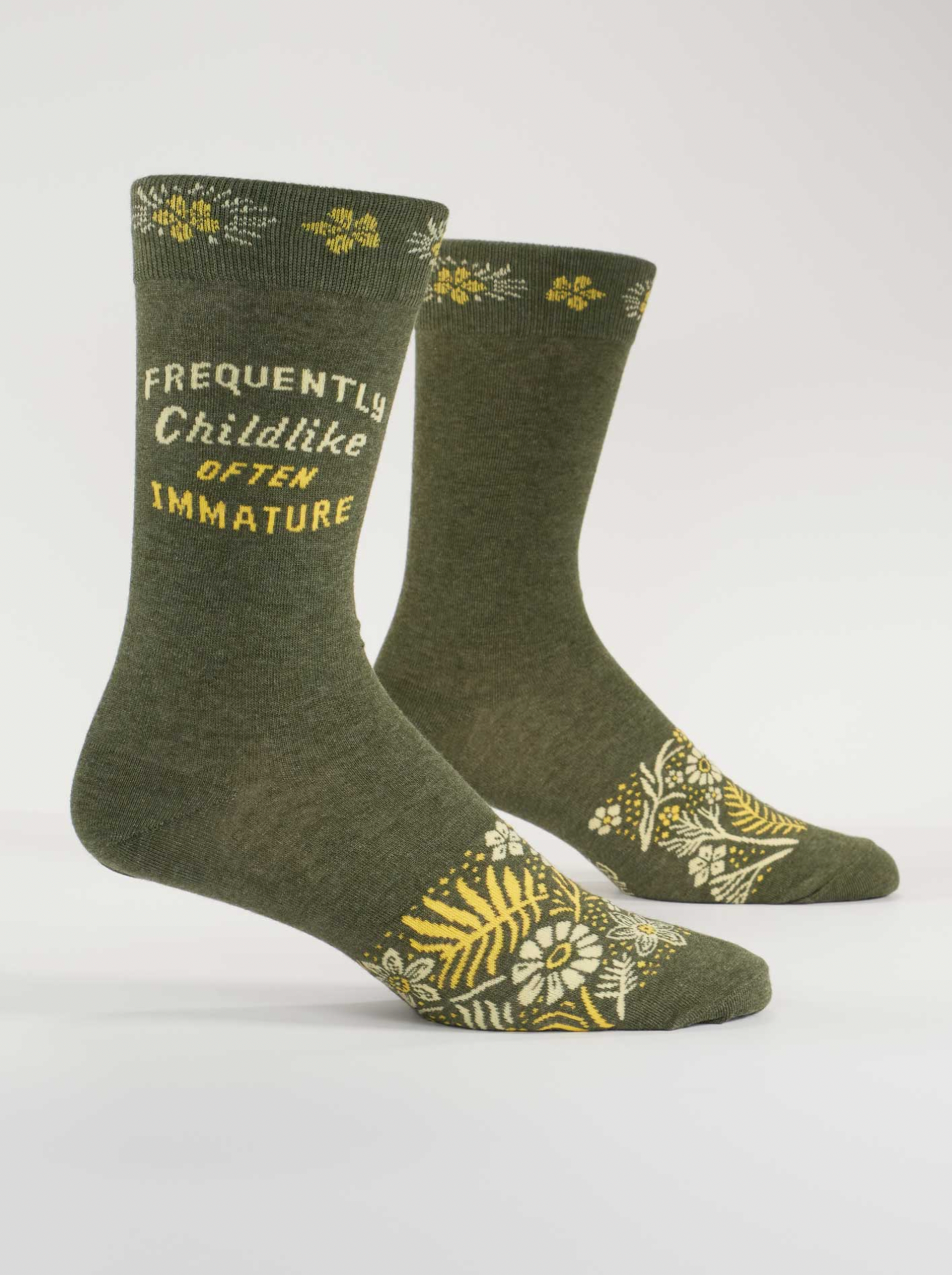 Frequently Childlike Often Immature Men's Socks