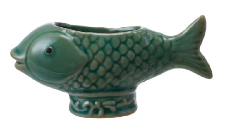 Mini Fish-Shaped Planter