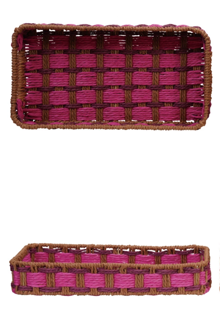 Tejido Woven Paper Rope Trays