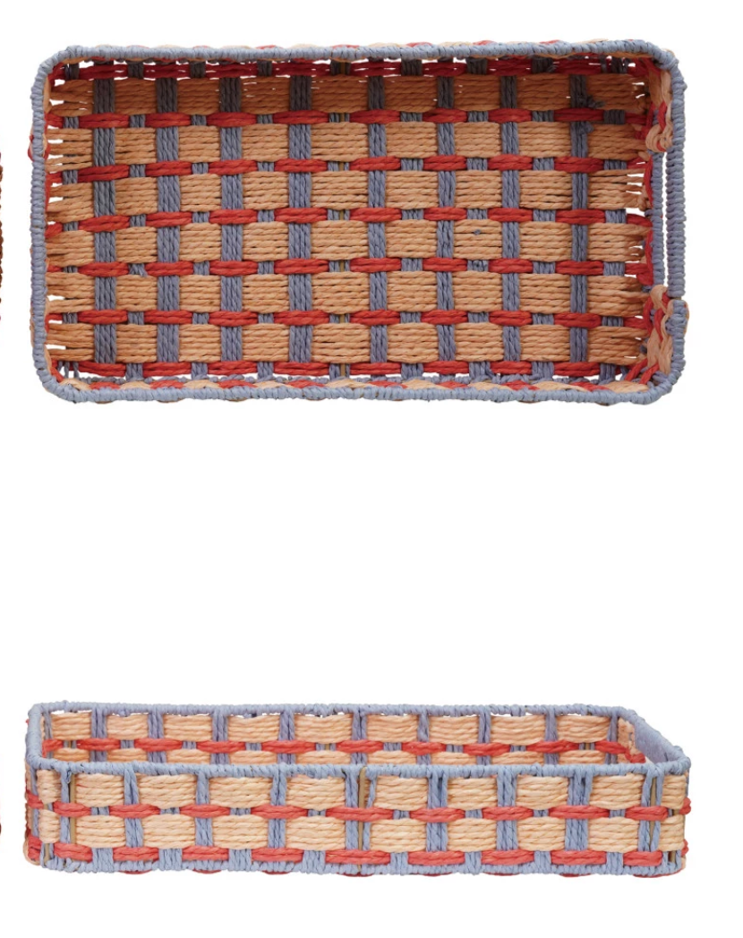 Tejido Woven Paper Rope Trays