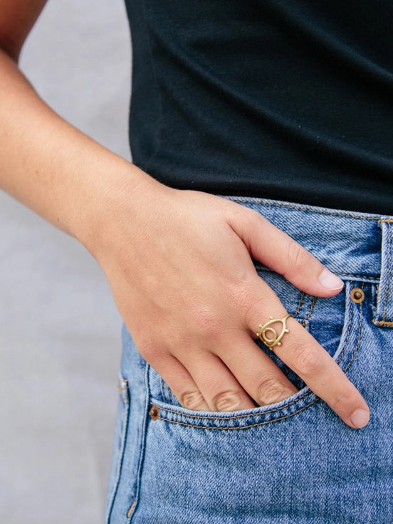 Eye to Eye Adjustable Ring