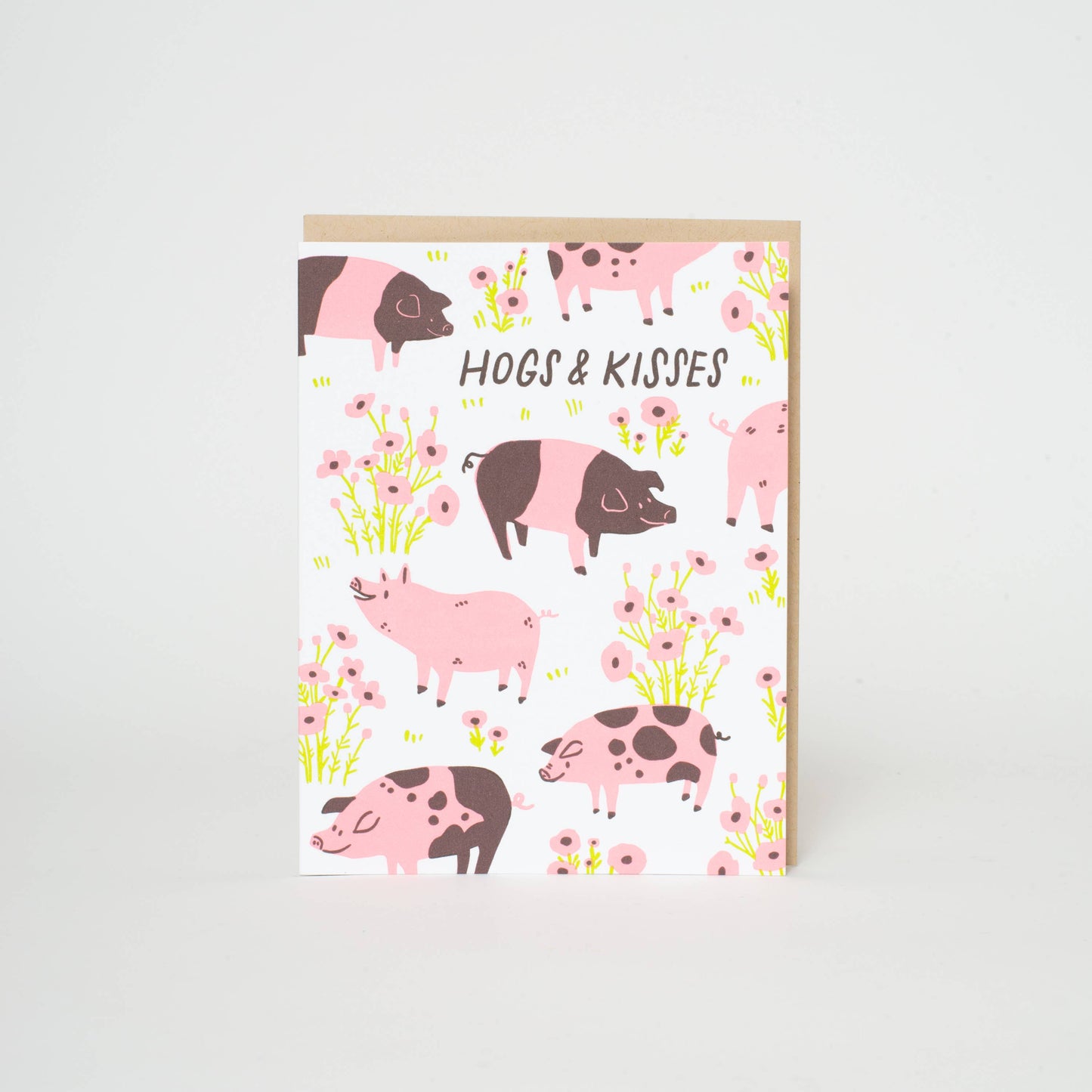 Hogs & Kisses Card