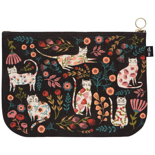 Catbloom Large Zipper Pouch