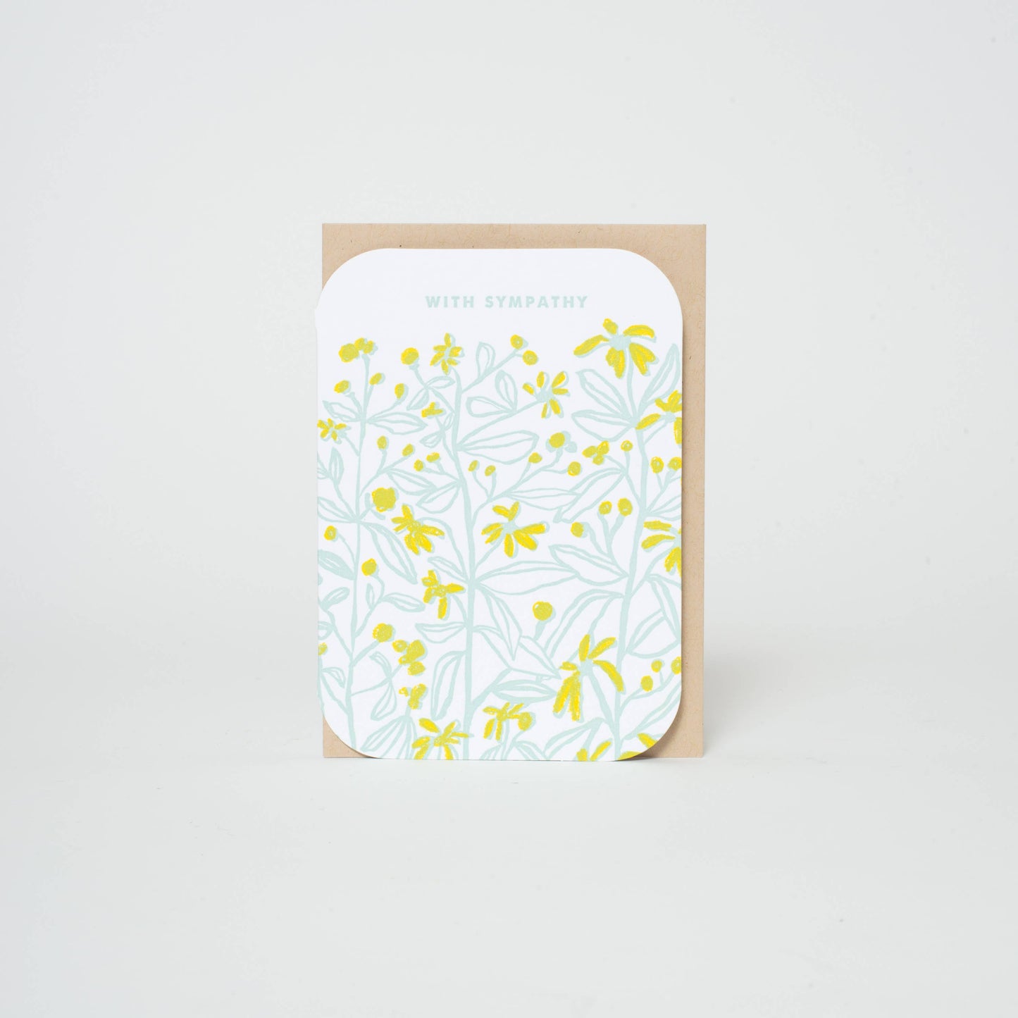 Viney Floral Sympathy Card