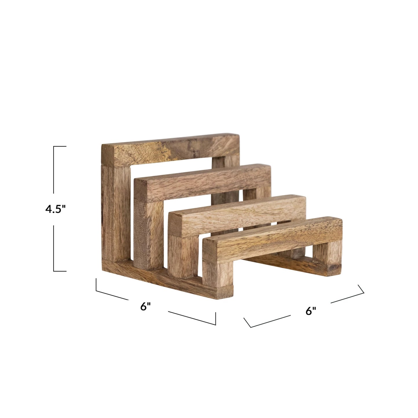 Mango Wood Stand Organizer