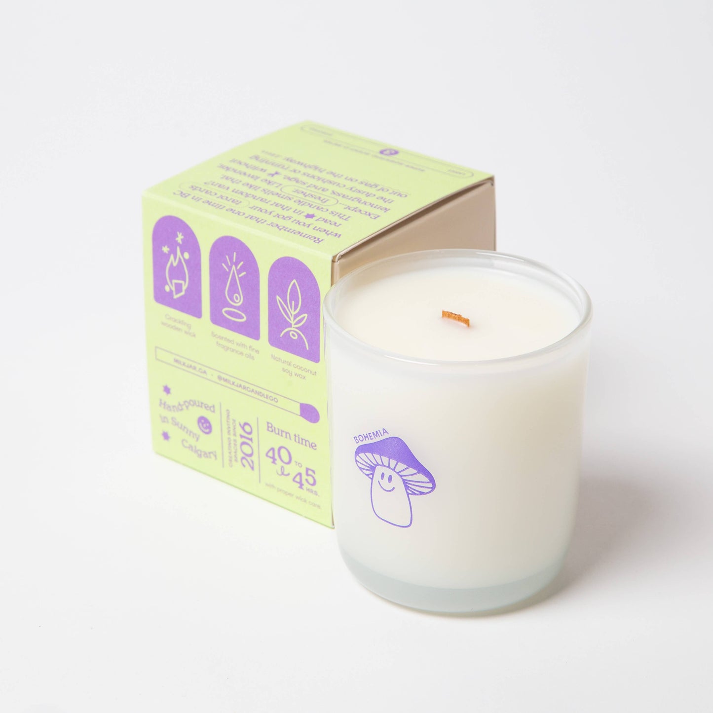 Bohemia Coconut Soy 8oz Candle