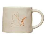 Holiday Stoneware Relief Mug With Secret Image