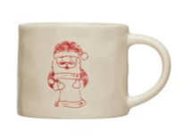 Holiday Stoneware Relief Mug With Secret Image