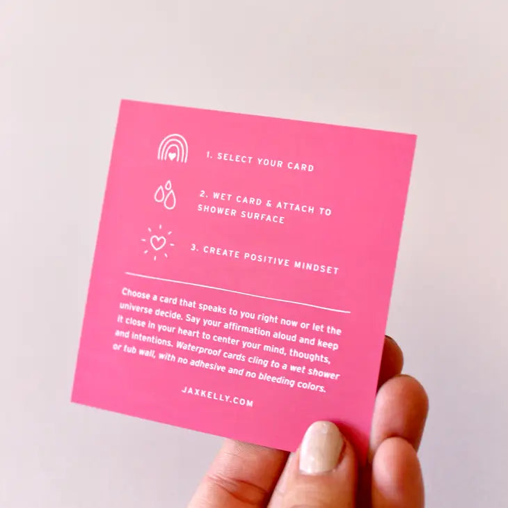 Shower Affirmation Cards