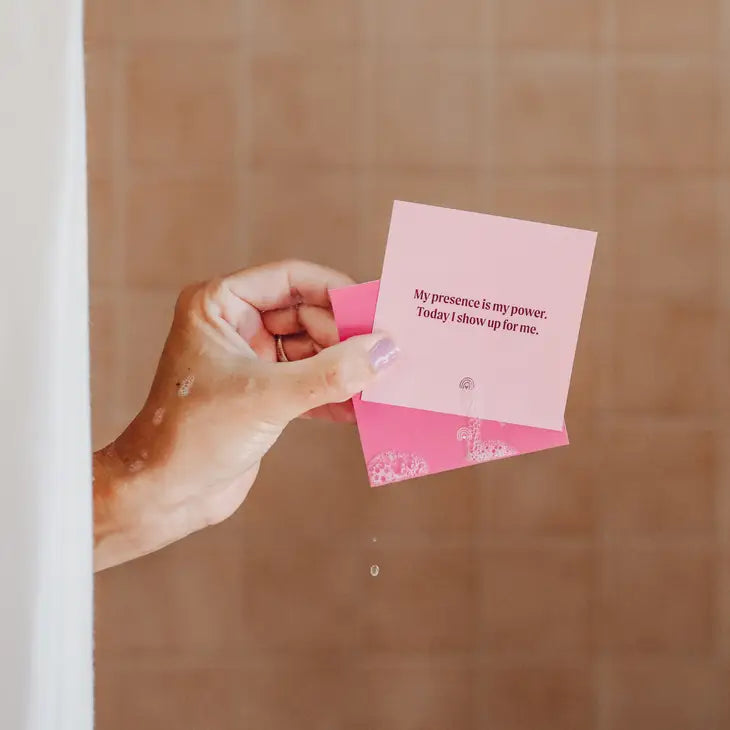 Shower Affirmation Cards