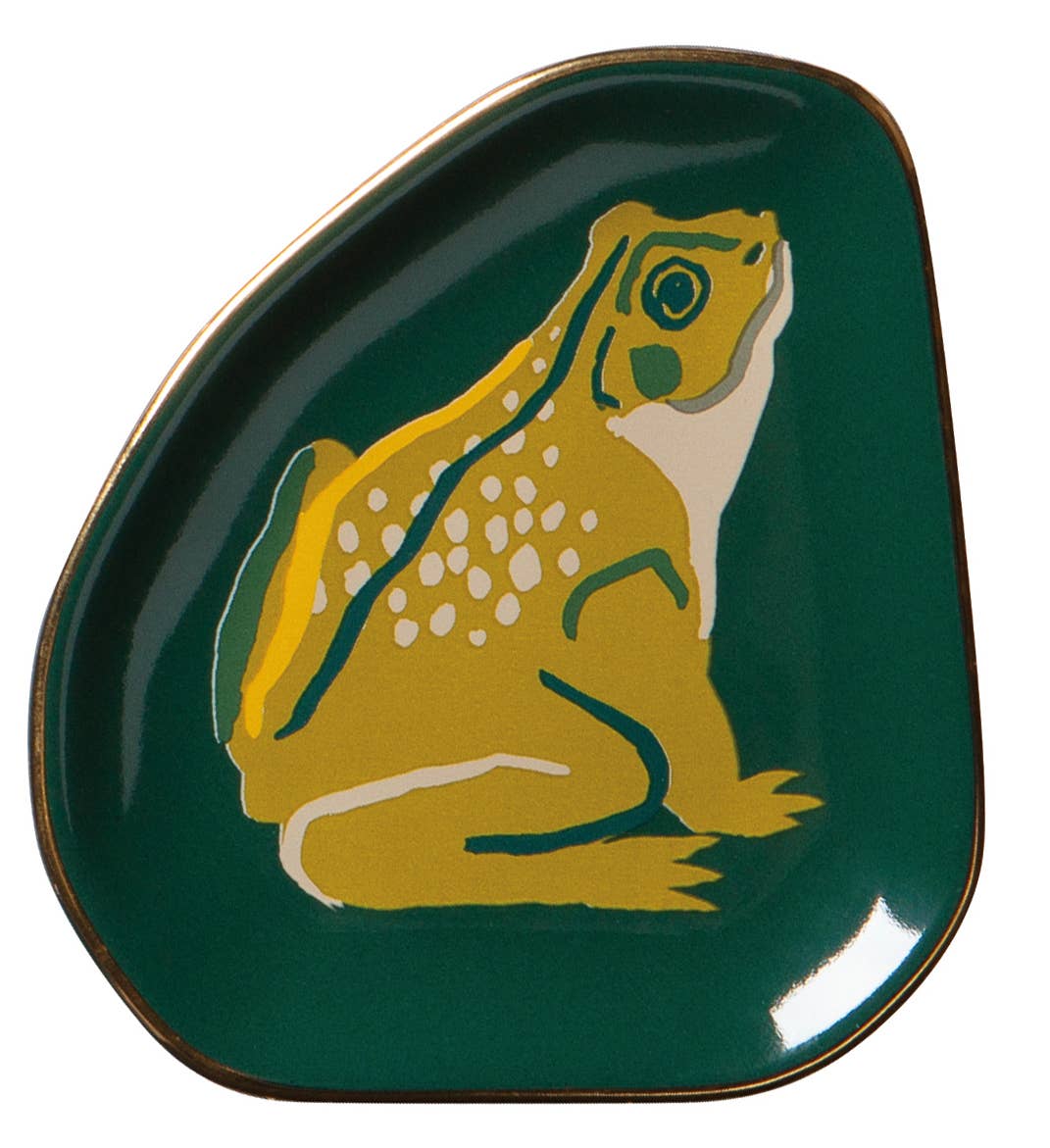 Boundless Frog-Shaped Ceramic Trinket Tray