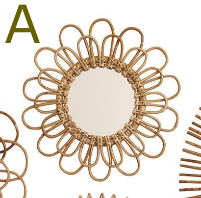 Rattan Mirror