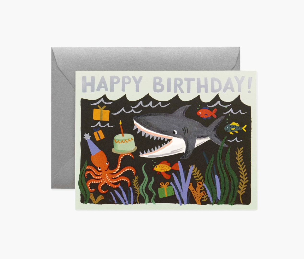 Shark Birthday Card