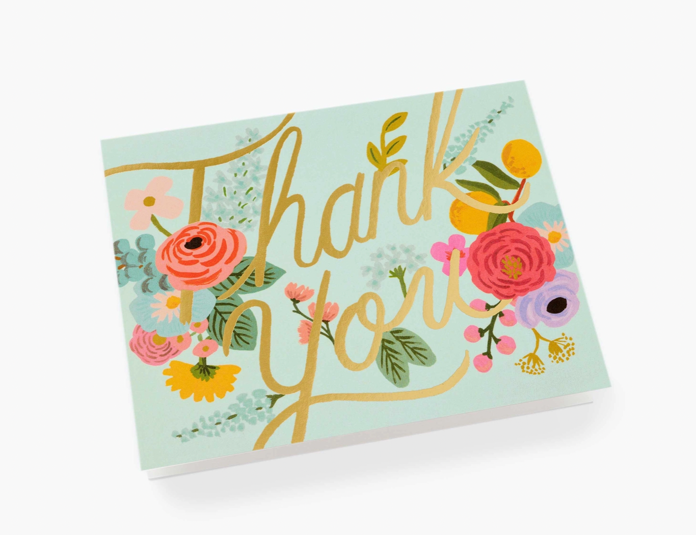 Mint Garden Thank You Card