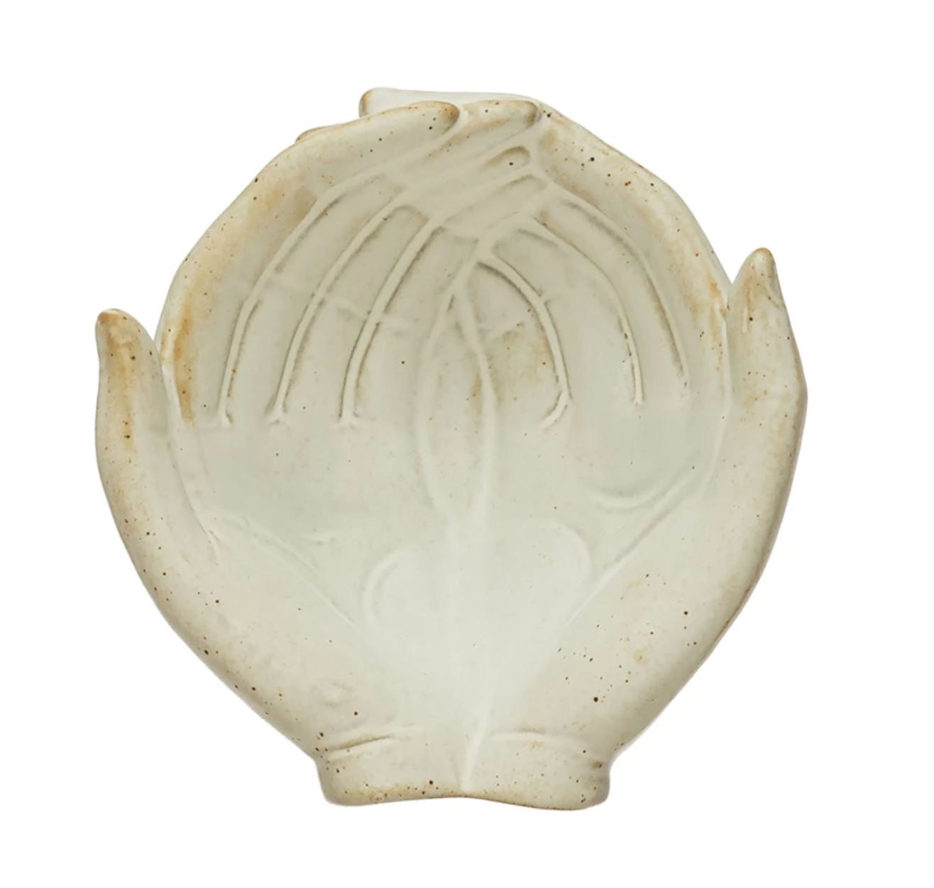 Stoneware Hands Bowl