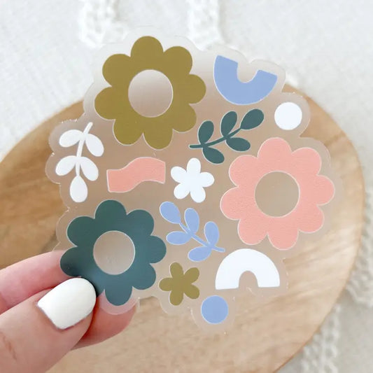 Funky Floral Sticker